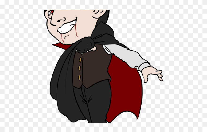 Dracula Fish Cliparts - Cartoon Count Dracula - Png Download