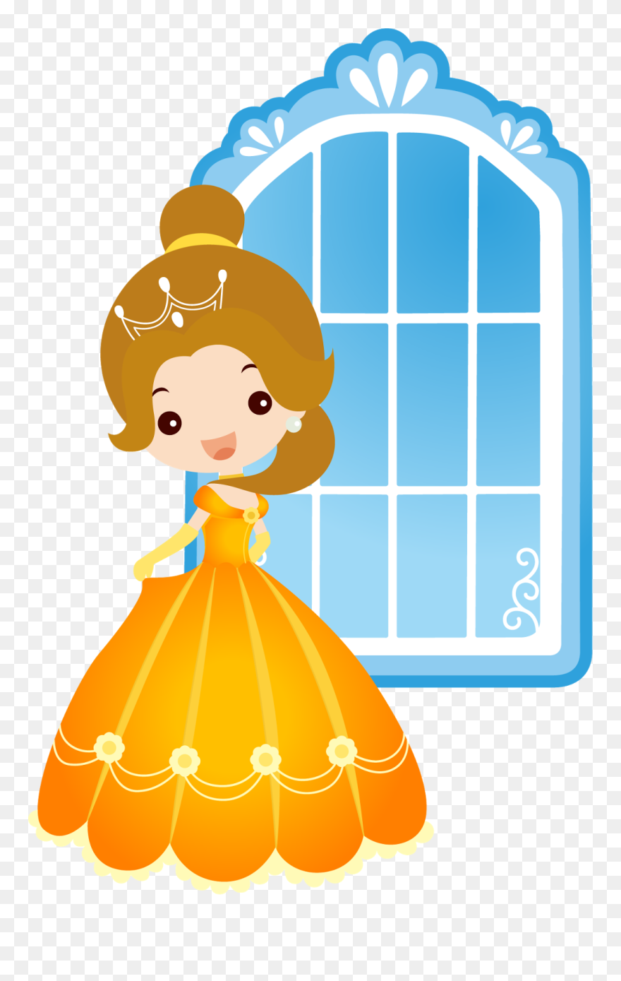 Disney Princes Babies Clip Art - Clipart Princesse - Png Download