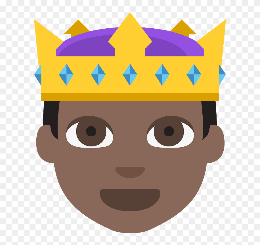 Prince Emoji Clipart - Emoji Principe - Png Download