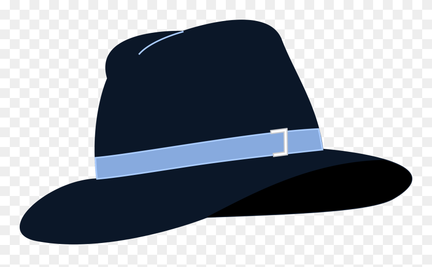 Hat Png Clipart Svg Black And White Hat Clipart Png - Fedora Clipart Png Transparent Png