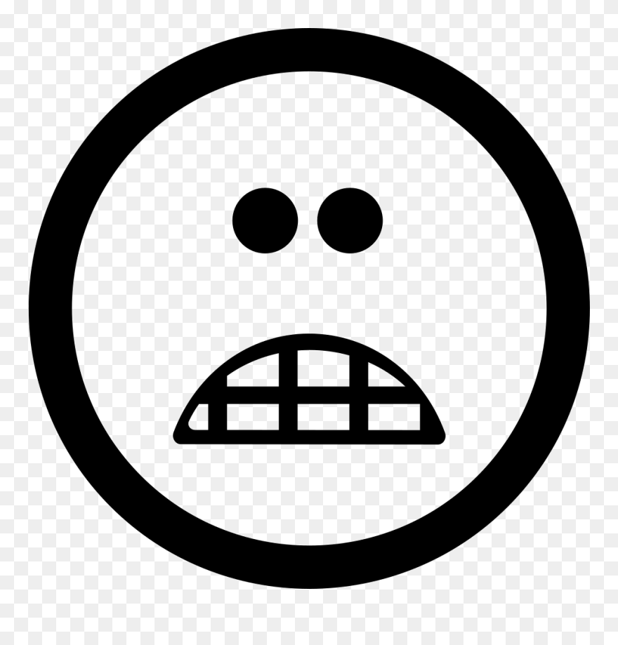 Scared Face Png - Icon Clipart