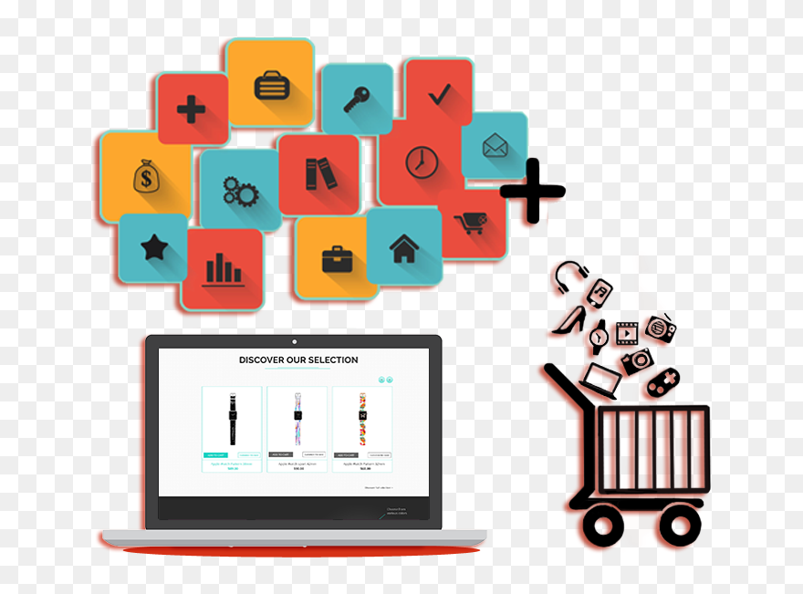 Website Clipart Technology Subject - E-commerce - Png Download