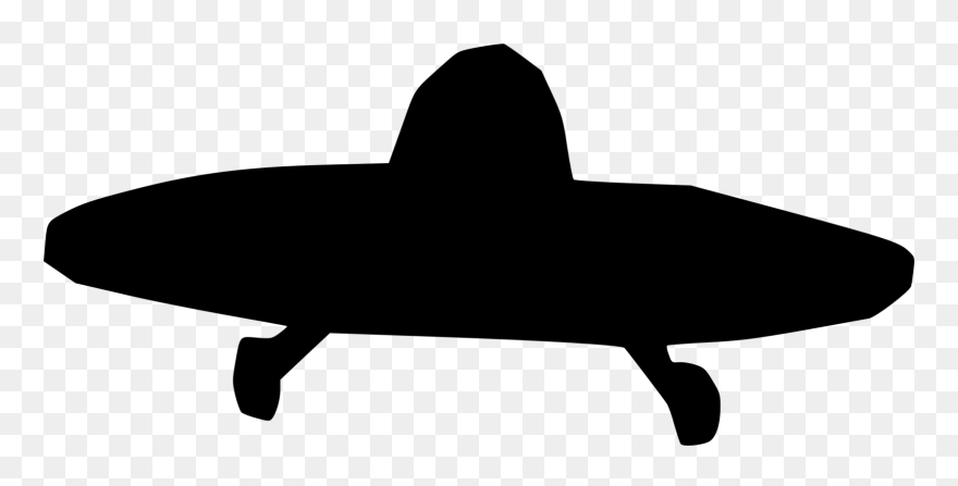 Silhouette,monochrome Photography,black - Airplane Clipart