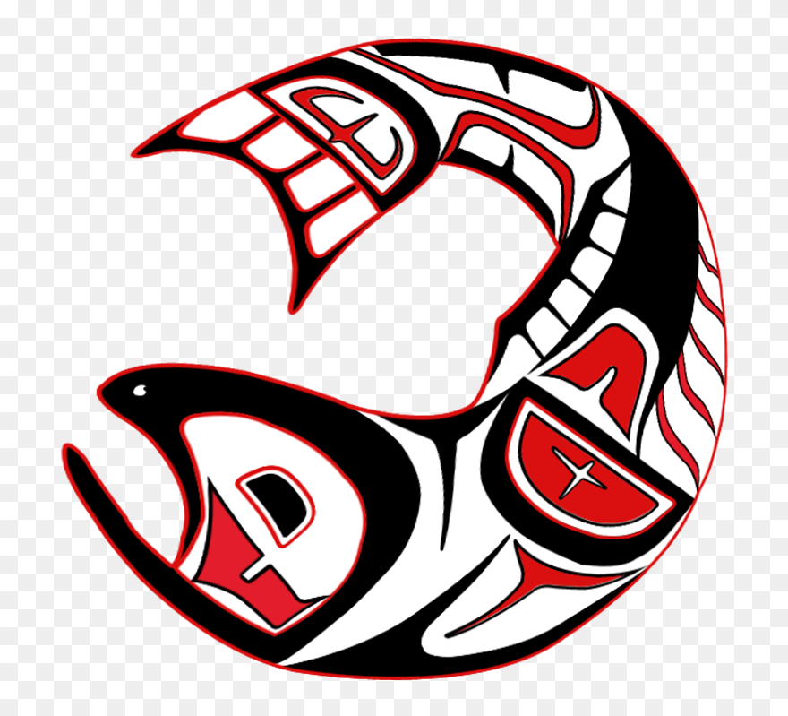 First Nations Art Fish Clipart