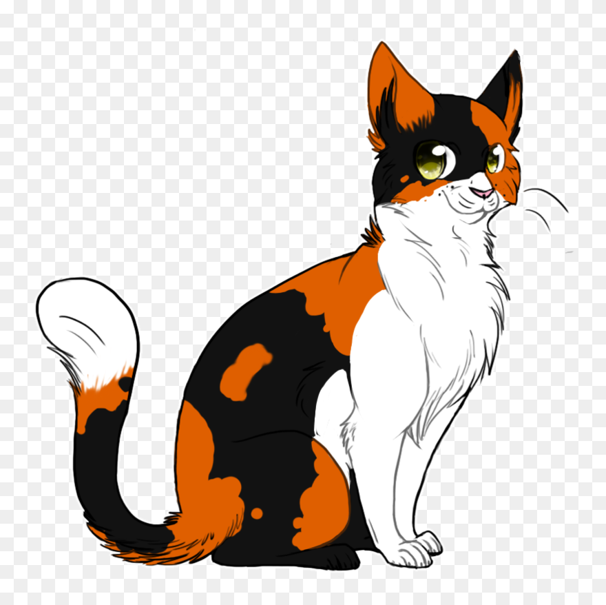 Tortoiseshell Cat Clipart , Png Download - Cat Drawing Png Transparent Png