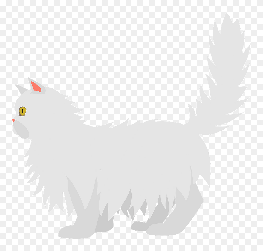 Persian Cat Clipart - Cat - Png Download