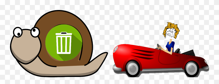 Slow Mac Trash Emptying - Chair Clipart