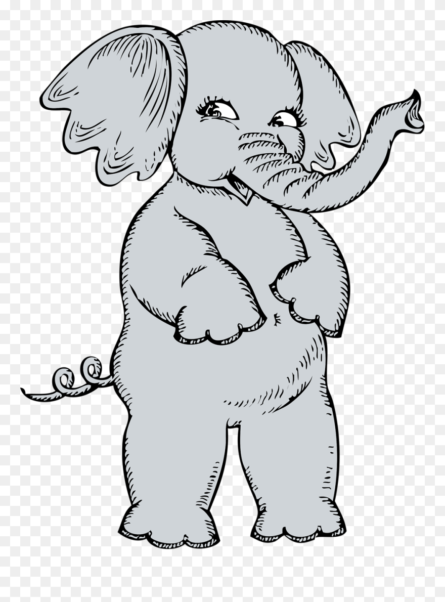 Elephant Clip Art - Png Download