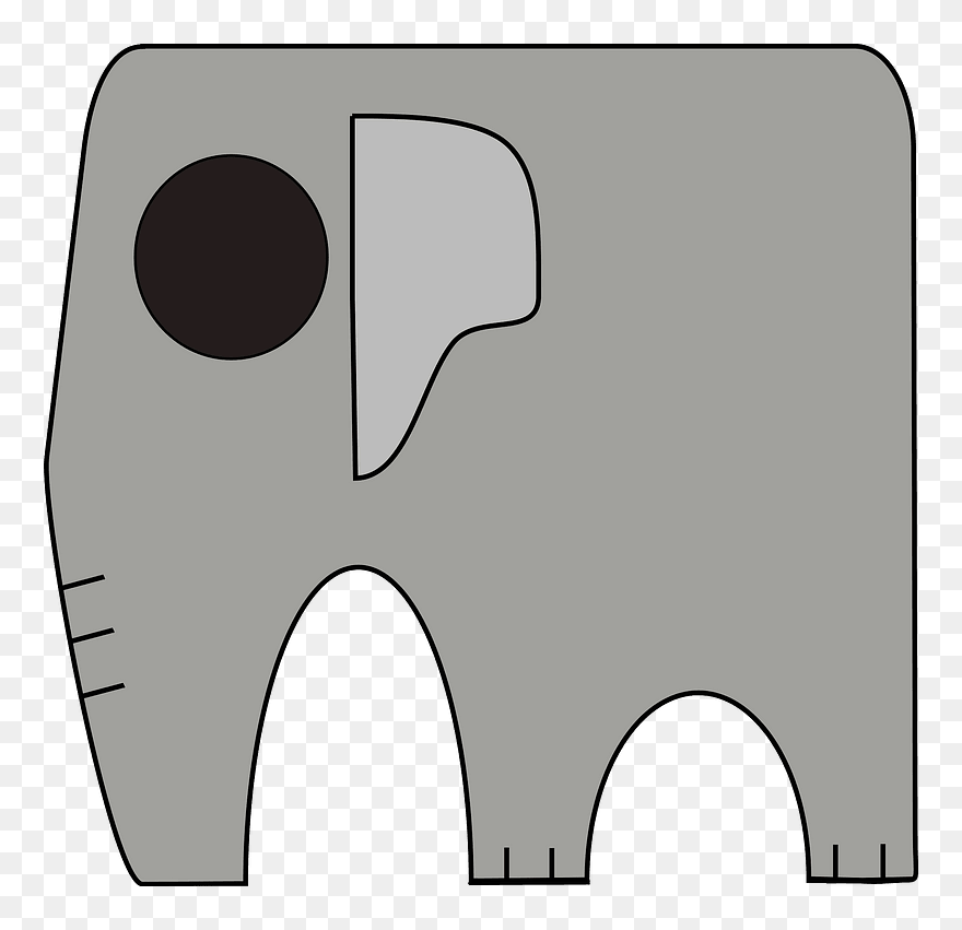 Elephant Clipart - Clip Art - Png Download