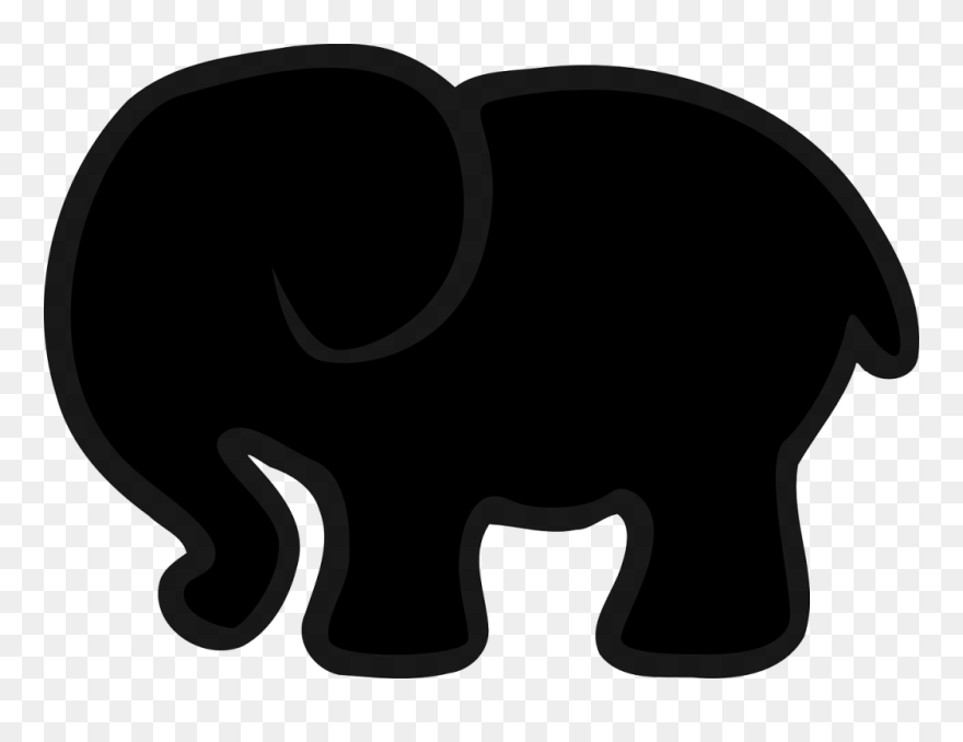 Elephant Cat-like Clip Art Product - Indian Elephant - Png Download