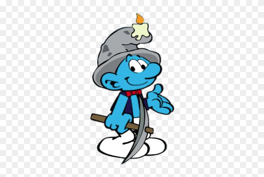 Miner Smurf Clipart