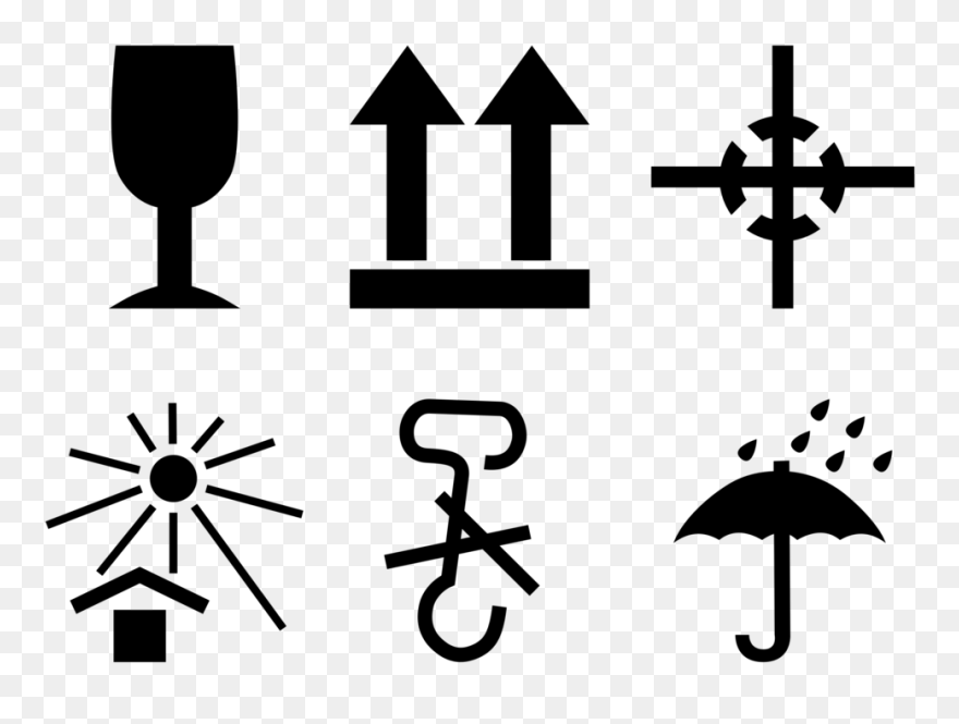 Keep Away From Sunlight Symbol Clipart