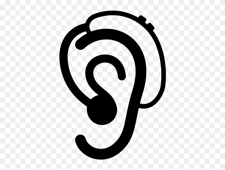 Using Hearing Aids - Hearing Aid Icon Png Clipart