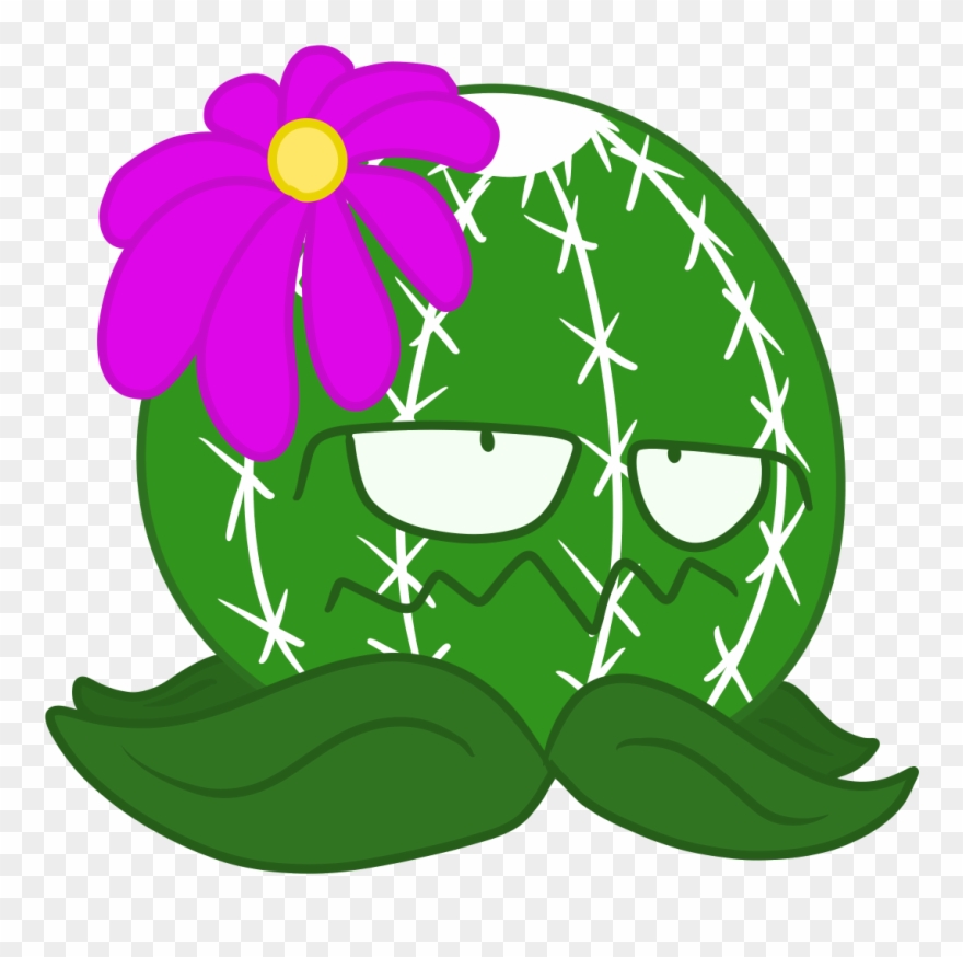 Ball Cactus Plants Vs Zombies Character Creator - Duvet Cover Clipart