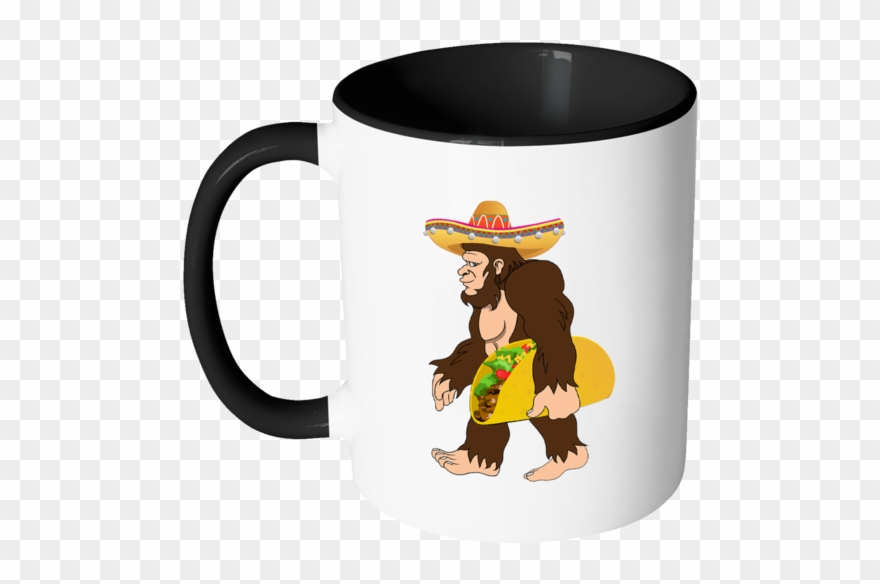 Bigfoot Sasquatch Taco - Mug Clipart