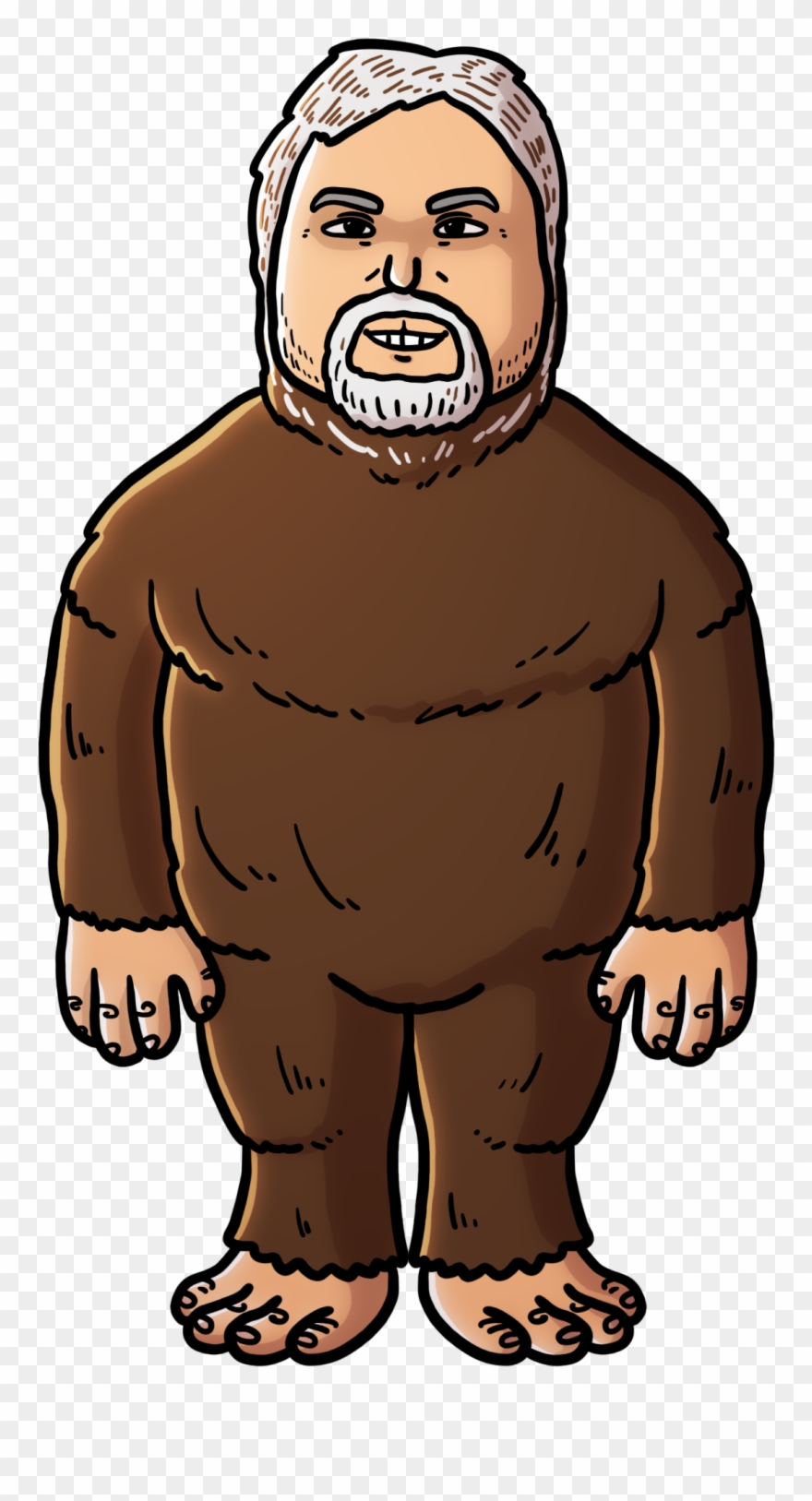 Bigfoot Cyberhobo - North America Clipart