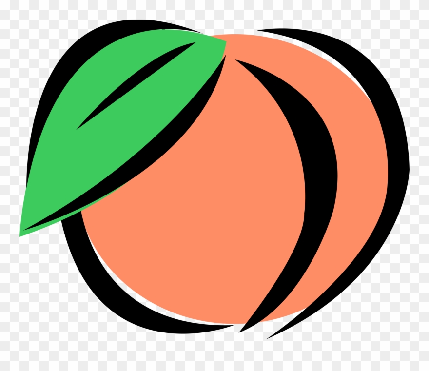 Peach Clipart Transparent Peach Transparent Transparent - Transparent Peach Clipart - Png Download