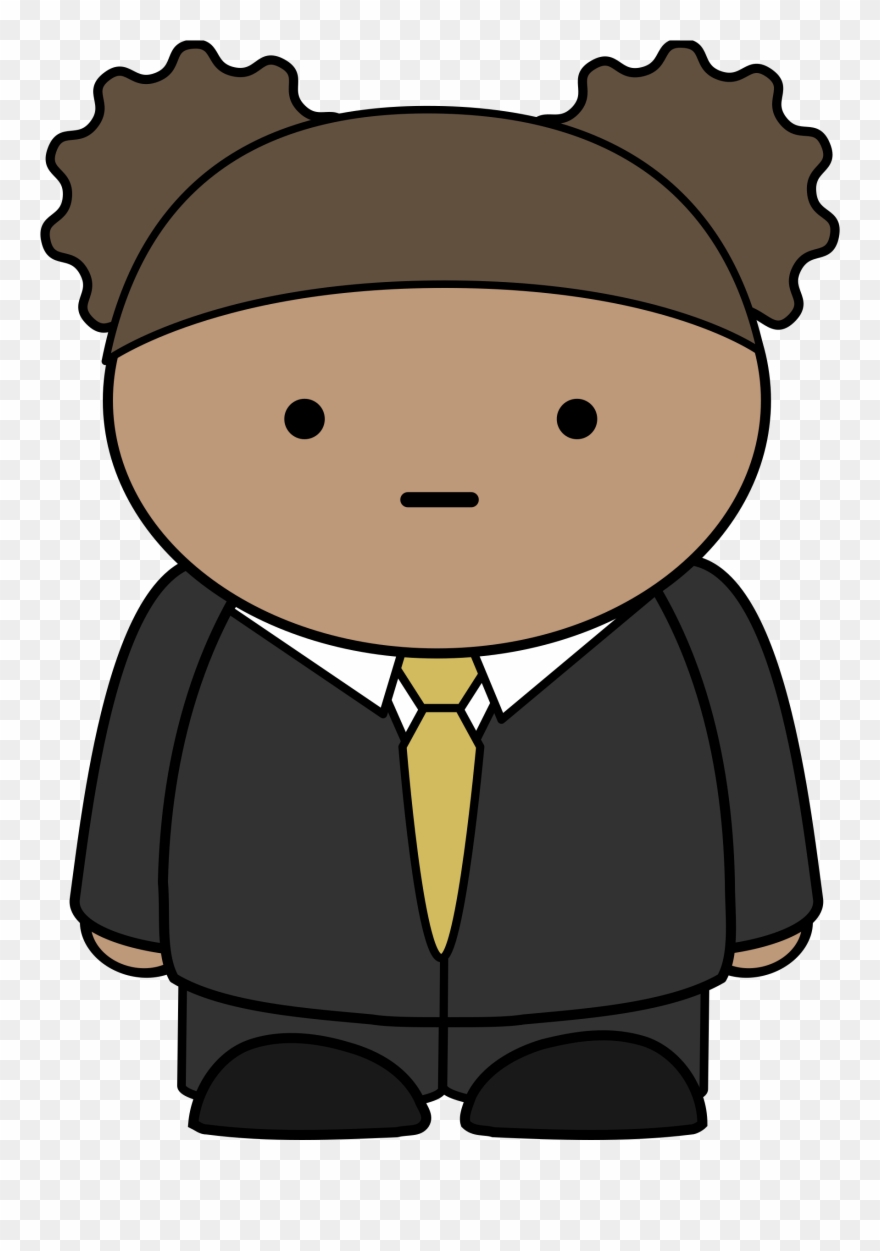 Comic Character Wearing A Business Suit By Anarres - Business Suit Clipart Transparent - Png Download