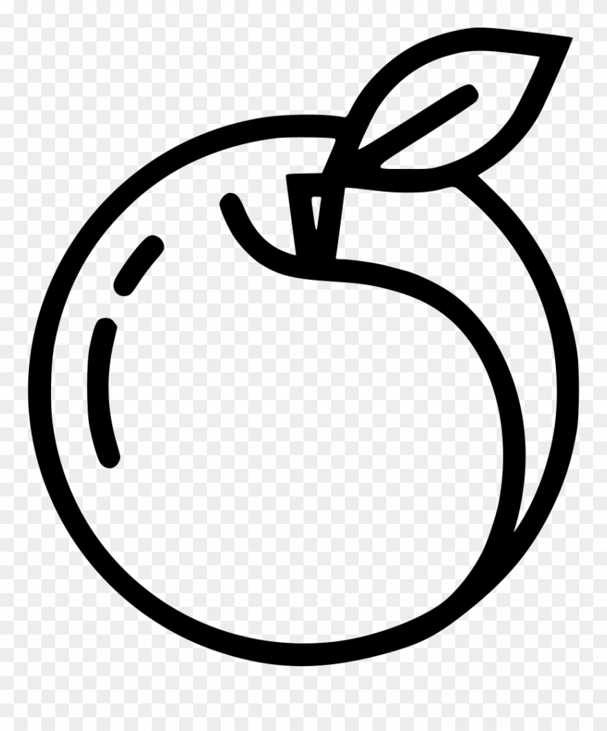 Free Download Food Clipart Vegetarian Cuisine Peach - Peach Icon Png Transparent Png