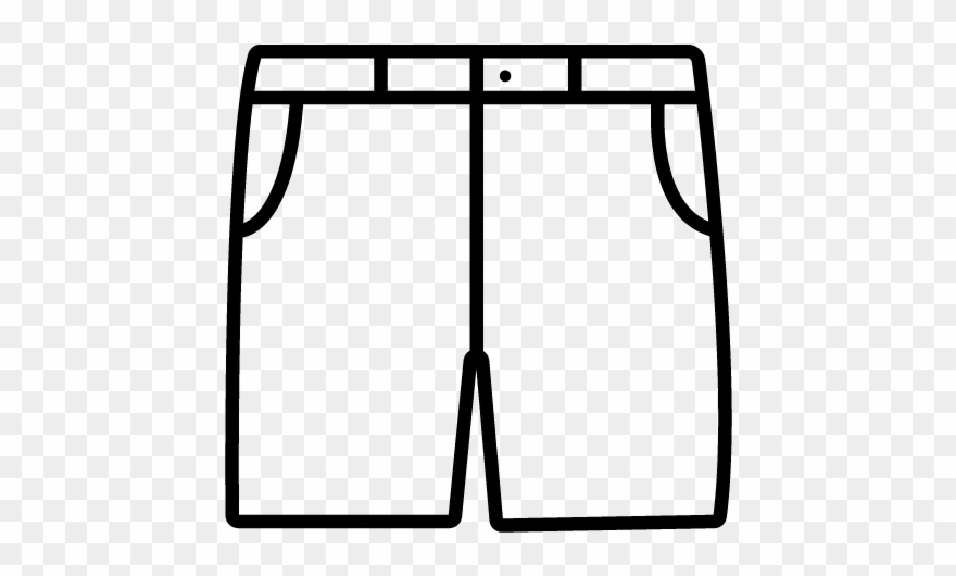 Shorts - Half Pant Size Chart Clipart
