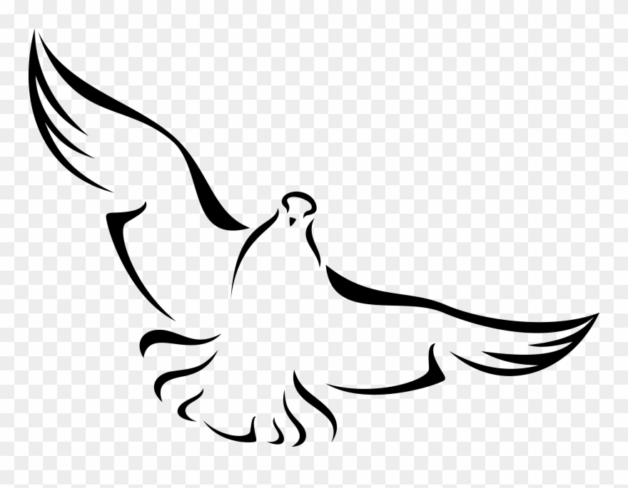 Beal Memorial Lecture And Study Guide First United - Dove Black And White Png Clipart