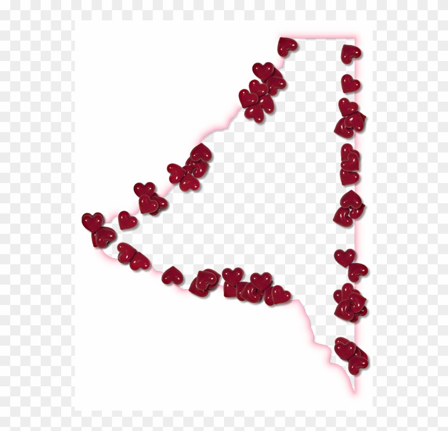 A Map Of Bradford With A Pink Glow Outline And Randomly - Map Clipart
