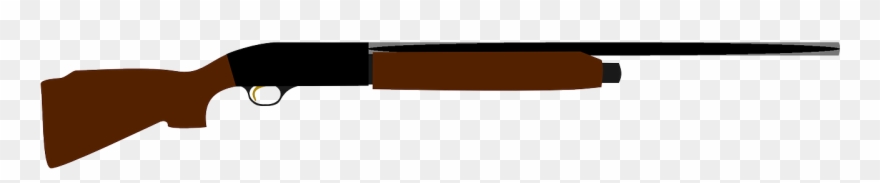 Vector Shotgun Clipart Jpg Black And White - Shotgun Clip Art - Png Download