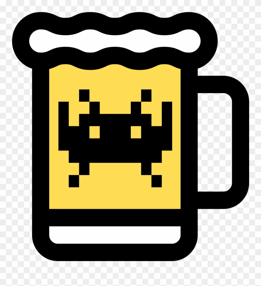 Space Invader Pixels Movie Clipart