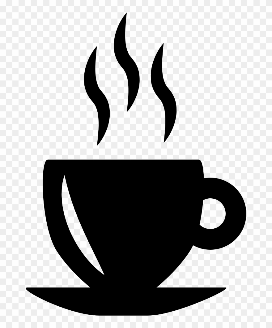Taco Bell Png Icon Svg Black And White Download - Tea Cup Black Png Clipart