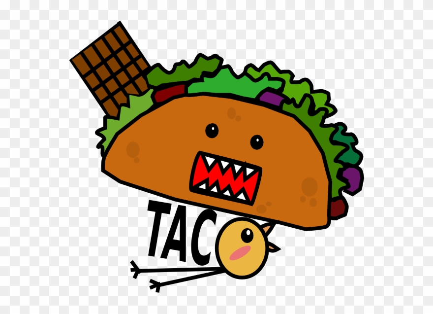 Cartoon Taco Pictures - Pink Taco Clip Art - Png Download