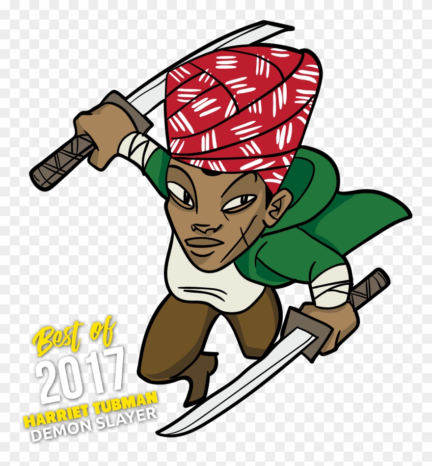 Harriet Tubman Demon Slayer By David Crownson - Harriet Tubman: Demon Slayer Clipart