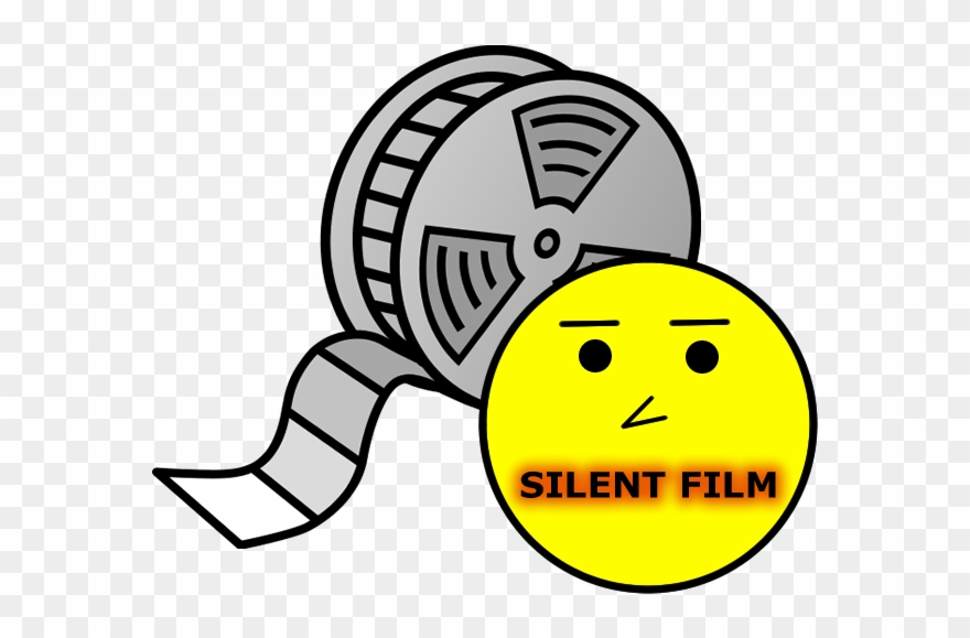 File - Silent - Movie Reel Png Cartoon Clipart