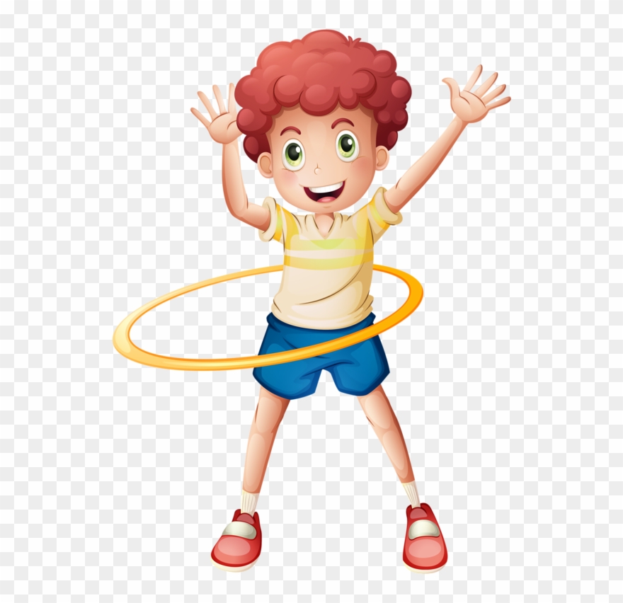 Exercising Clipart Hula Hoop - Hula Hoop Clipart - Png Download