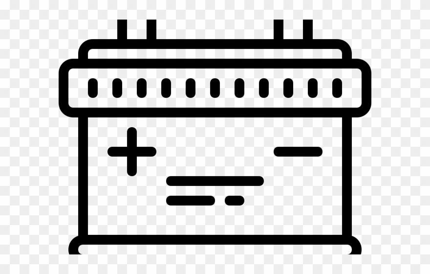 Battery Clipart Vehicle Battery - Car Battery Clip Art - Png Download