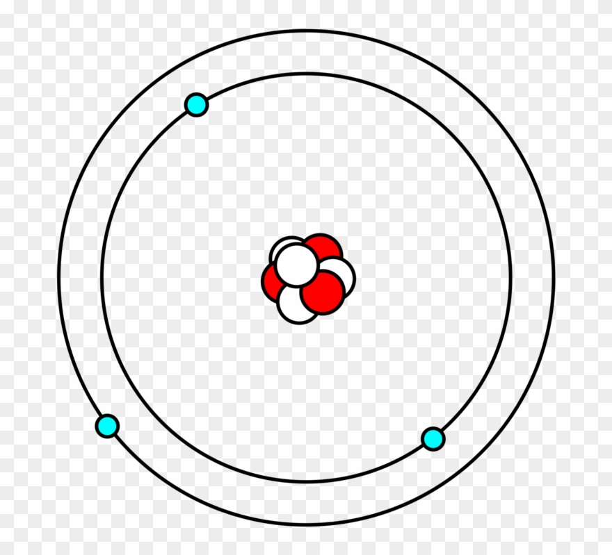 Graphic Freeuse Library Battery Clipart Lithium - Bohr Atomic Model Png Transparent Png