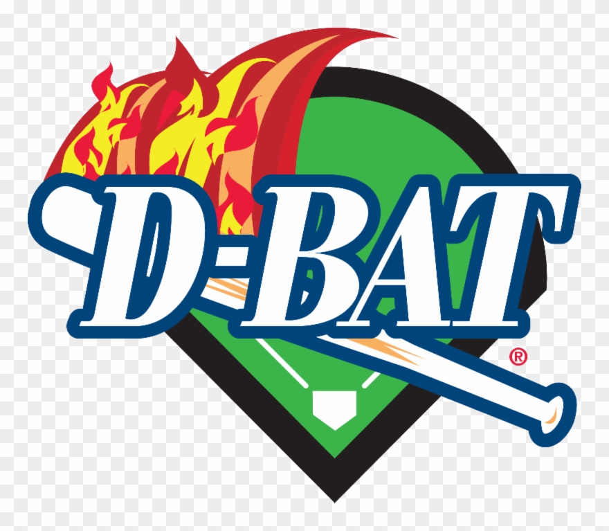 D Bat Baseball Clipart