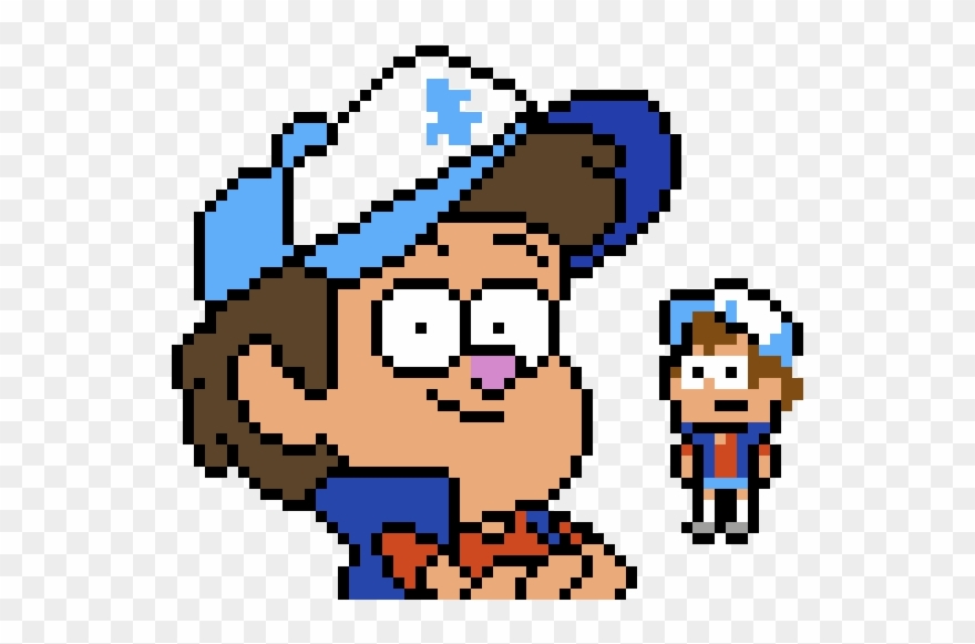 Dipper [gravity Falls] - Pixel Art Gravity Falls Dipper Clipart