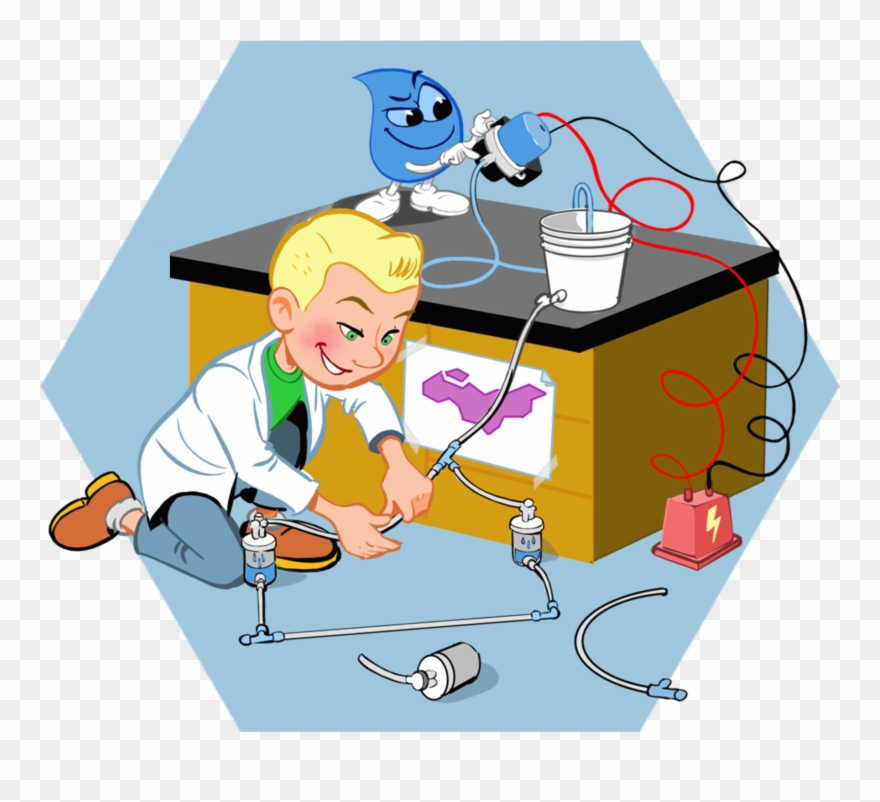 Drinking Water And Wastewater - Cartoon Clipart