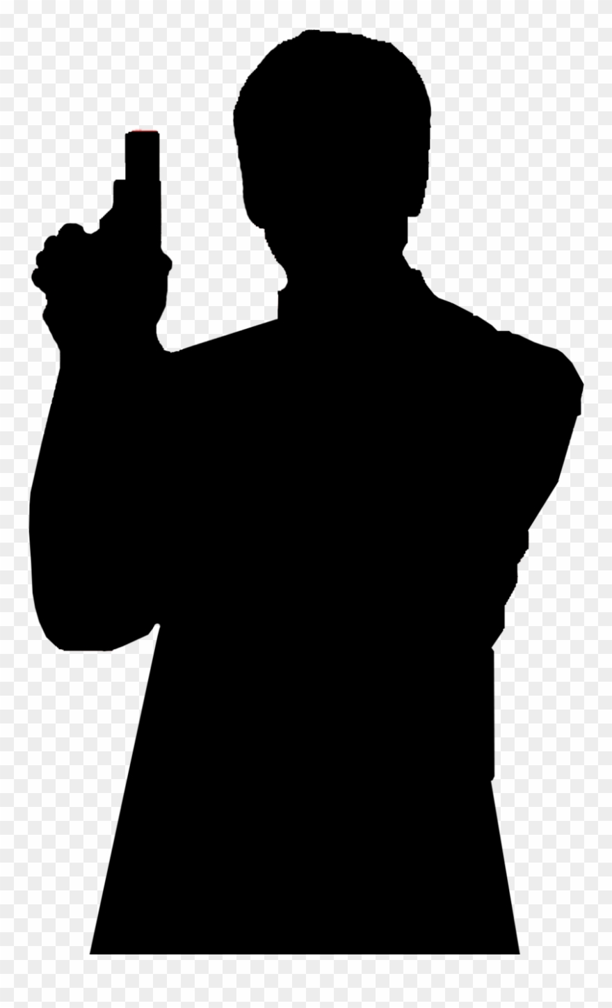 James Bond Outline By Trekkie313 - James Bond Vector Png Clipart