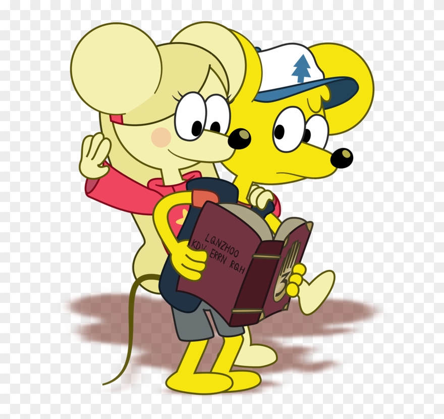 Brb, Watching Gravity Falls - Cartoon Clipart