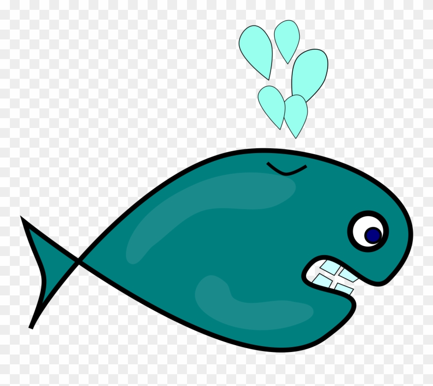 Jona And The Big Fish - Clip Art - Png Download