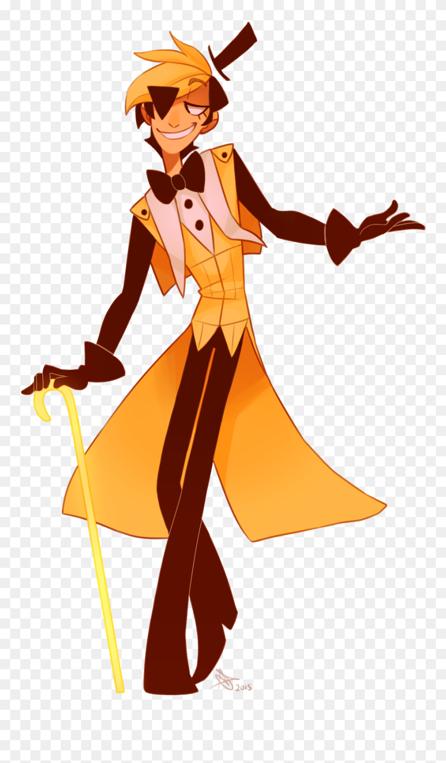 Reference - Human Bill Cipher Clipart