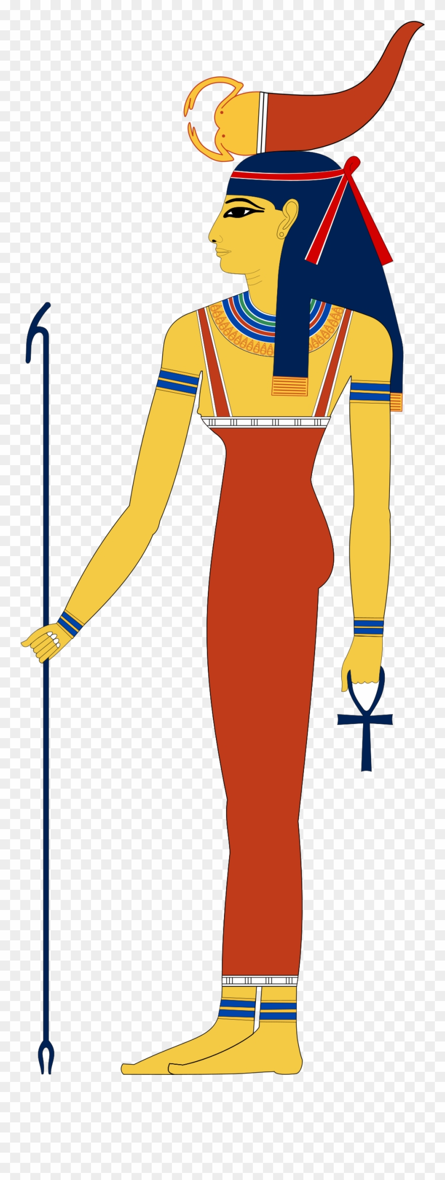 Ancient Egyptian Gods Isis Clipart