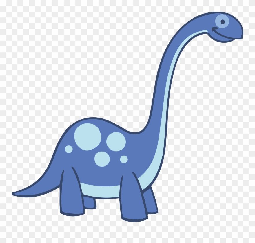 Brontosaurus Dinosaur Tyrannosaurus Jurassic Cartoon - Brontosaurus Dinosaur Cartoon Clipart
