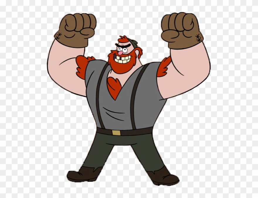 Manly Dan Corduroy - Leñador De Gravity Falls Clipart