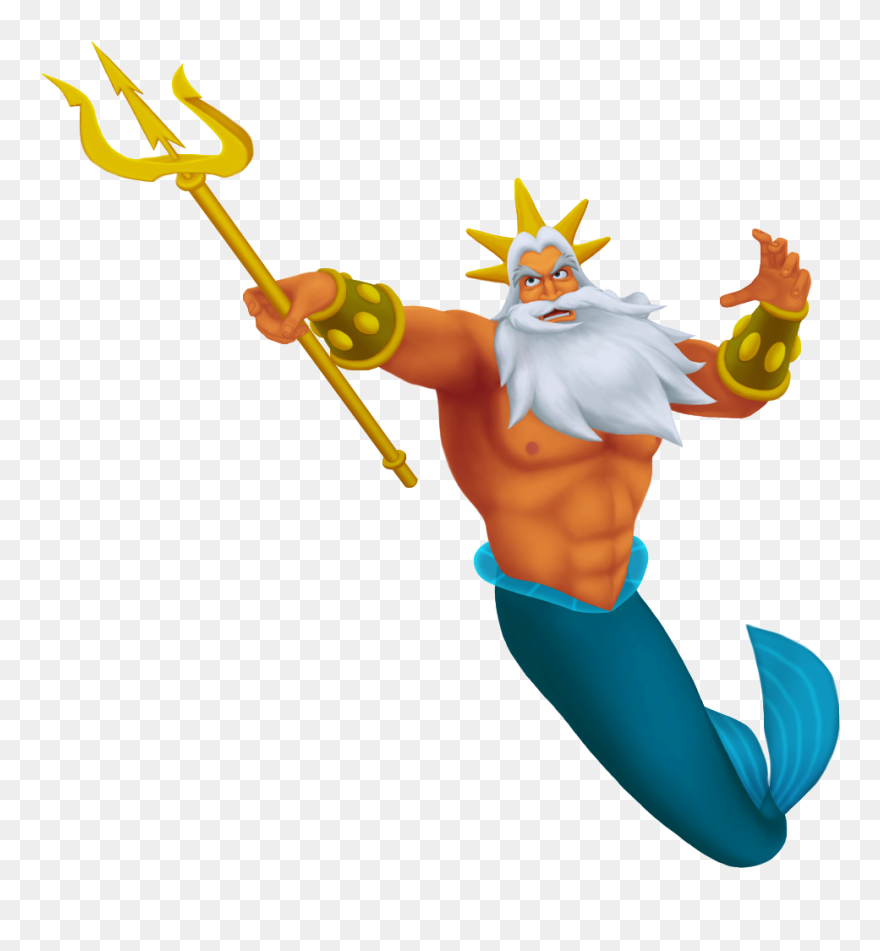 Joe Velazquez's Top 10 Best Magical Objects In Disney - Kingdom Hearts King Triton Clipart