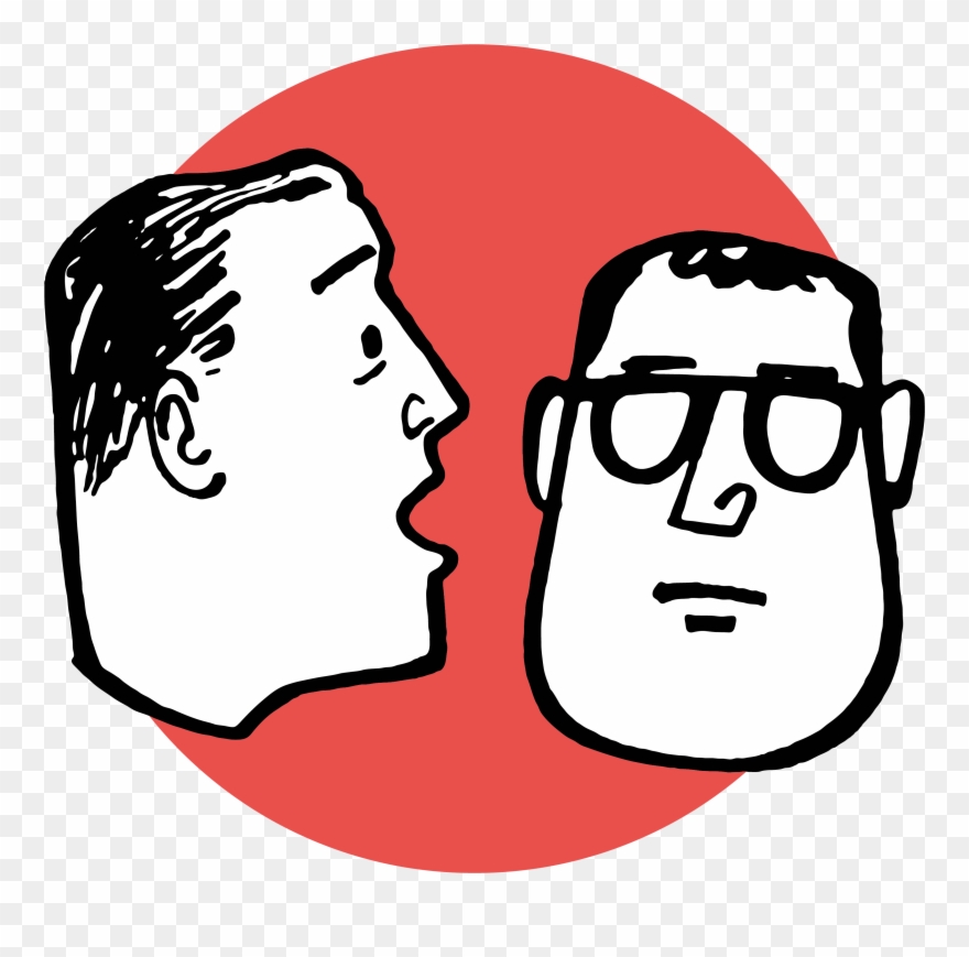 The Headhunter - Art Print: Pop Ink - Csa Images' Two Men Talking, 61x46cm. Clipart