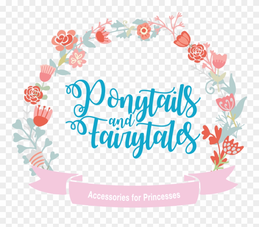 Ponytails And Fairytales Clipart