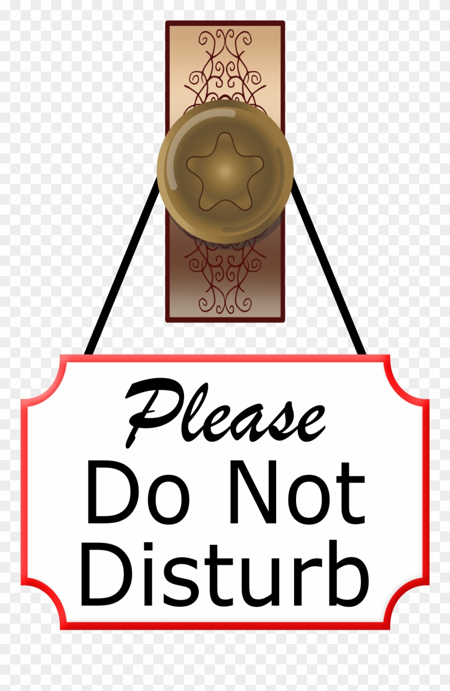 Do Not Disturb Clipart - Do Not Disturb Png Transparent Png