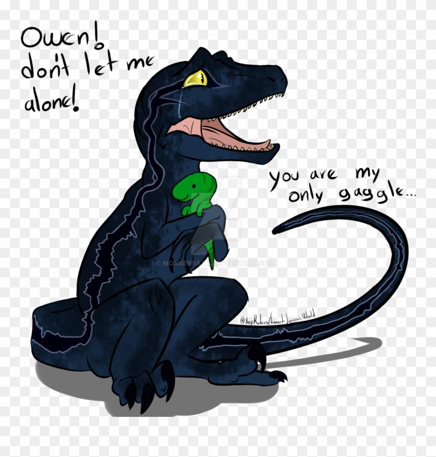 Sad Blue By Monserrata Sad Blue By Monserrata - Jurassic World Blue Fanart Clipart